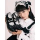 Sheep Puff Vintage Polka Dot Platform Shoes(Reservation/4 Colours/Full Payment Without Shipping)